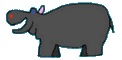 animaux hippopotame 492