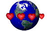 globe terrestre 05 coeur
