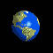 globe terrestre 125