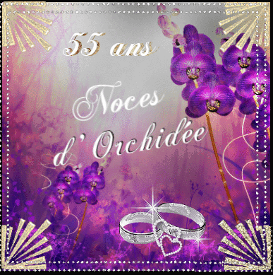 noce orchidee 55 ans